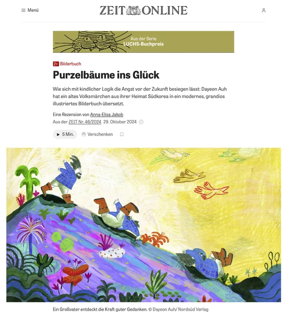 LUCHS im November 2024, DIE ZEIT und Radio Bremen